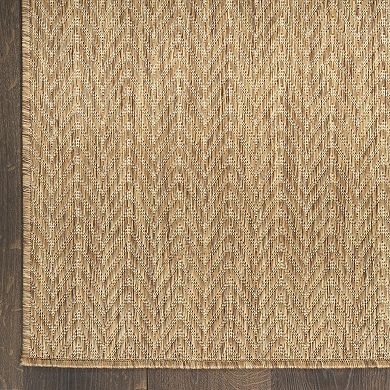 Nourison Horizon Indoor / Outdoor Chevron Area Rug