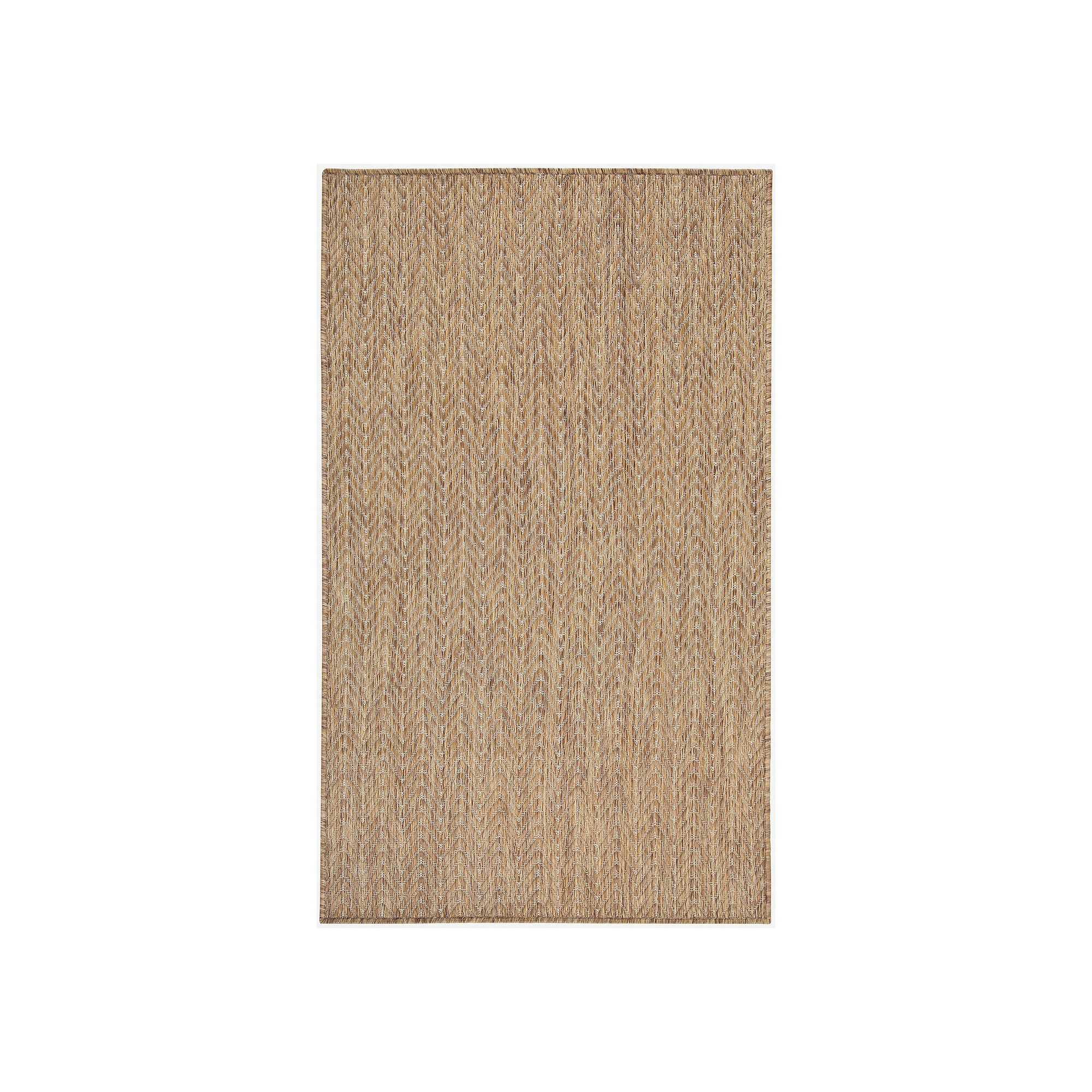 Nourison Horizon Indoor / Outdoor Chevron Area Rug, Natural