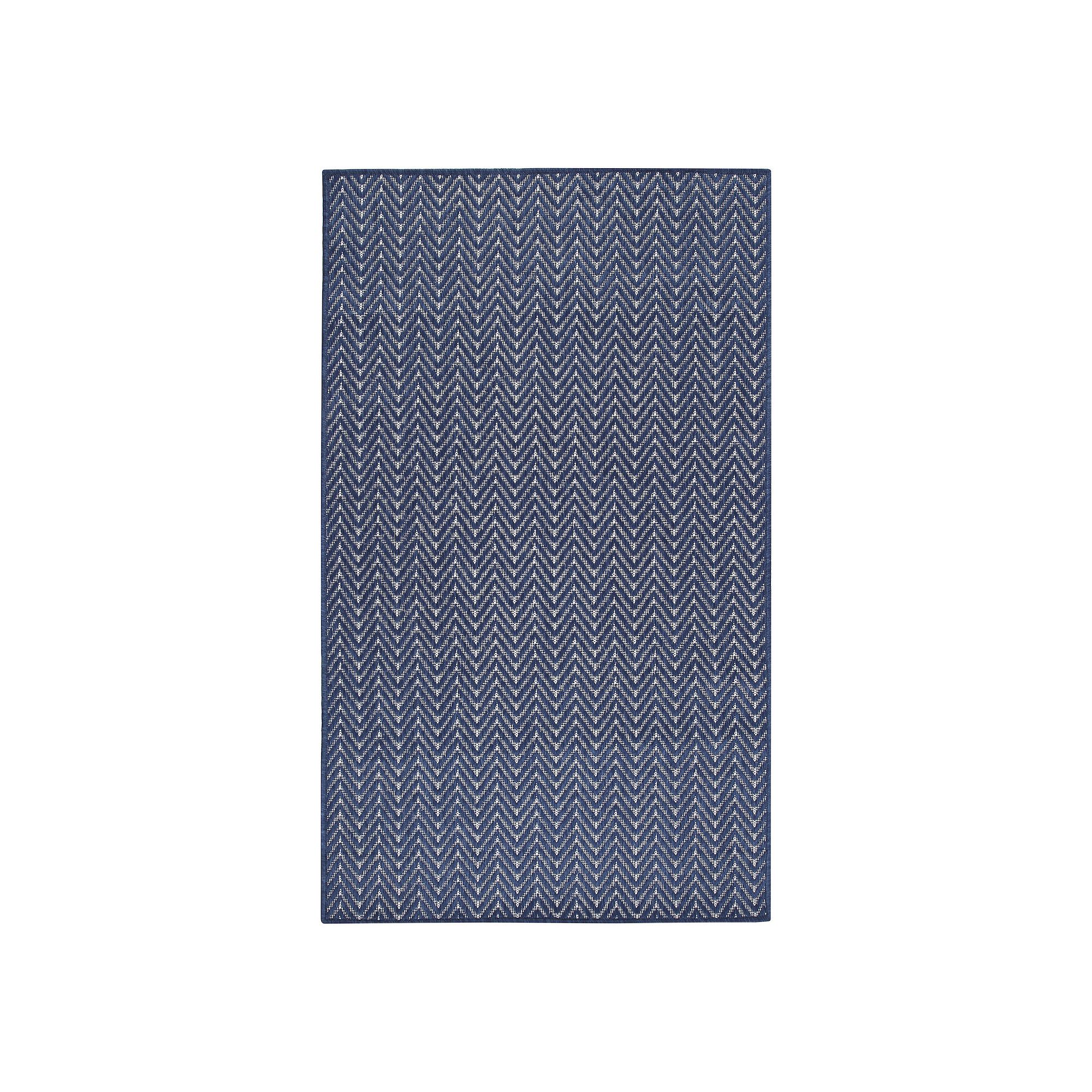 Nourison Horizon Indoor / Outdoor Chevron Area Rug, Blue