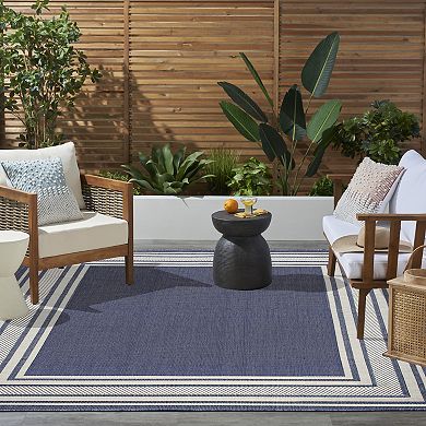 Nourison Horizon Indoor / Outdoor Bordered Area Rug