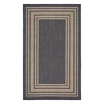Nourison Horizon Indoor / Outdoor Bordered Area Rug