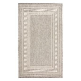 Nourison Horizon Indoor / Outdoor Bordered Area Rug