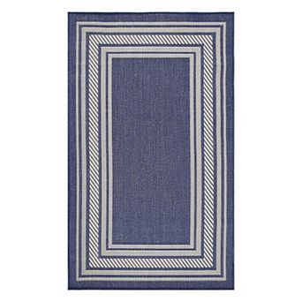 Nourison Horizon Indoor / Outdoor Bordered Area Rug