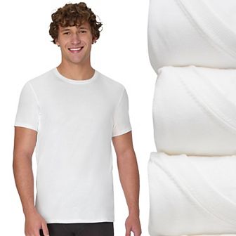 Men's Hanes Ultimate® 3-pack Sweat Block Crewneck Tee