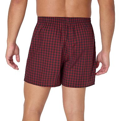 Men's Hanes® 3 Pack Originals Ultimate Cotton Stretch Woven Boxer Underwear