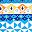 White Mosaic Stripe