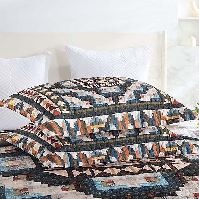 Marcielo 3Pcs Southwestern Geometry Lightweight Quilt Bedspread Set