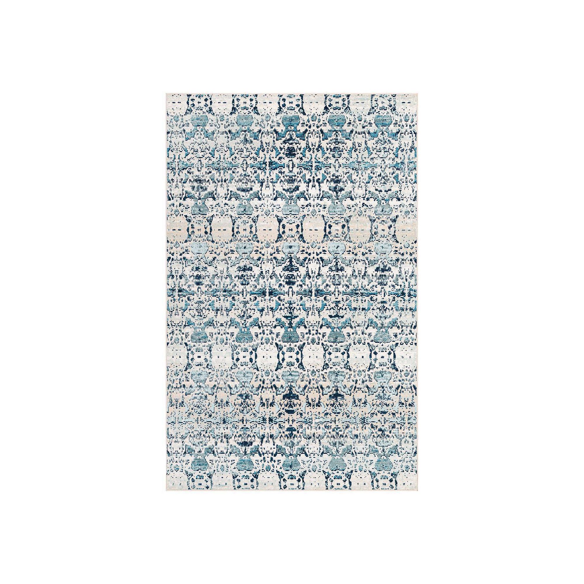 5th Avenue Lux Horeshoe Charm Area Rug, Blue