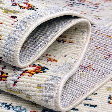 5th Avenue Lux Unicorn Charm Distressed Area Rug