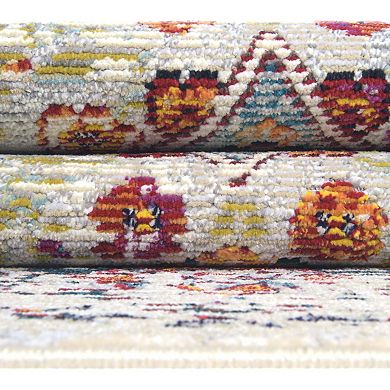 5th Avenue Lux Unicorn Charm Distressed Area Rug