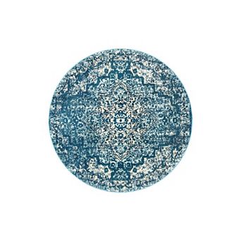 5th Avenue Lux Unicorn Charm Distressed Area Rug