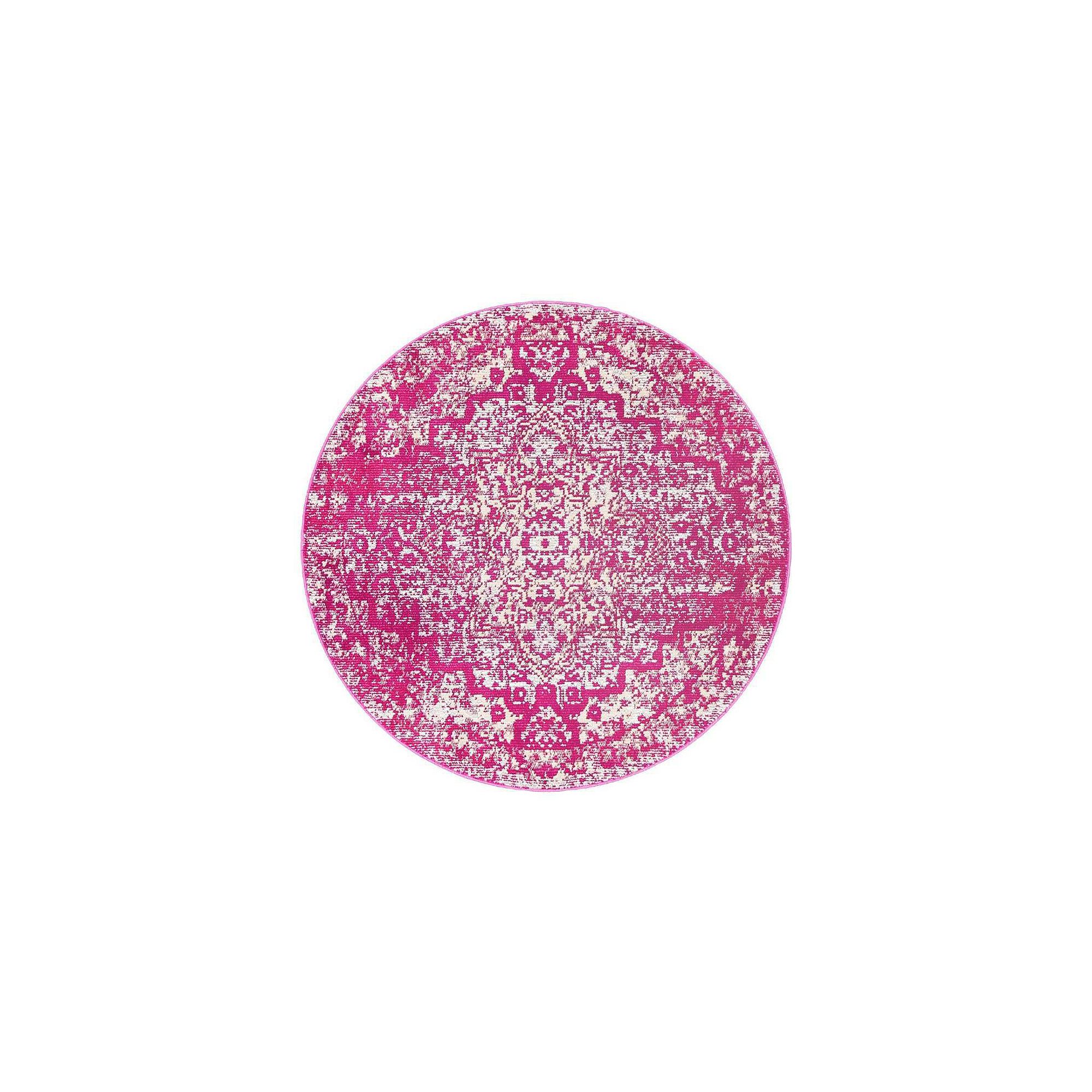 5th Avenue Lux Unicorn Charm Distressed Area Rug, Pink