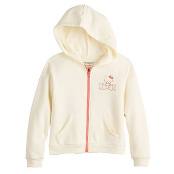 Girls 7-16 Hello Kitty Zip-Up Hoodie