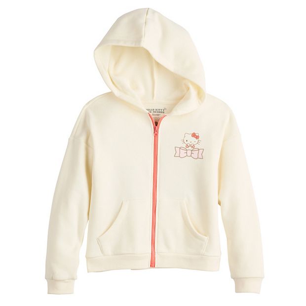 Girls 7-16 Hello Kitty Zip-Up Hoodie