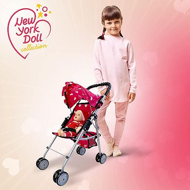 3-1 Baby Doll Furniture Set with Baby Doll Stroller, Baby Doll Crib, Baby Doll Swing