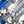 Silver Tone Blue