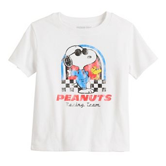 Girls 7-16 Peanuts Racing Team Snoopy & Woodstock Graphic Tee