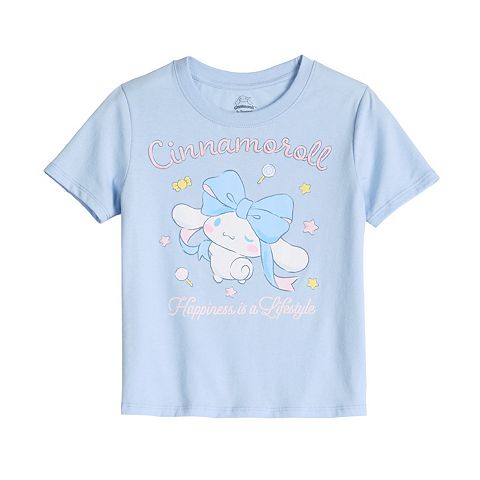 Детская футболка Cinnamoroll с принтом для девочек 7-16