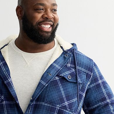 Big & Tall Trinity Coast Button Front Polar Fleece Jacket