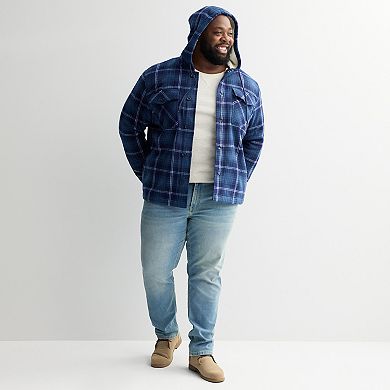 Big & Tall Trinity Coast Button Front Polar Fleece Jacket