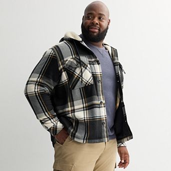 Big & Tall Trinity Coast Button Front Polar Fleece Jacket