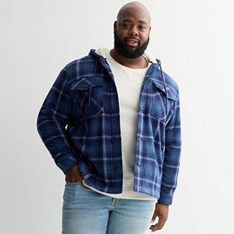 Big & Tall Trinity Coast Button Front Polar Fleece Jacket