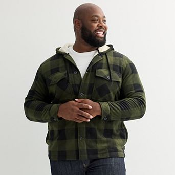 Big & Tall Trinity Coast Button Front Polar Fleece Jacket