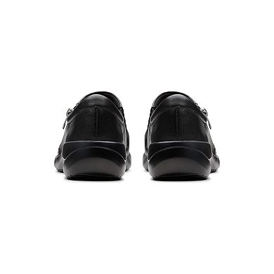Clarks® Kaetlyn Mila Women's Leather Slip On Casual Shoes In Regular & Wide Width