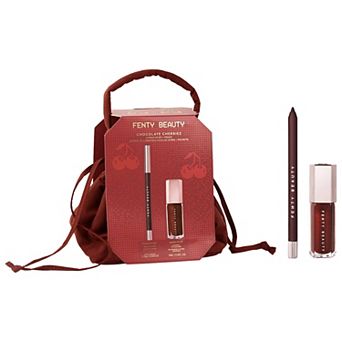 FENTY BEAUTY by Rihanna Chocolate Cherriez 2 pc Lip Set + Pouch