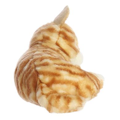 Aurora Medium Orange Miyoni Tots 10" Sleepy Tabby Kitten Adorable Stuffed Animal