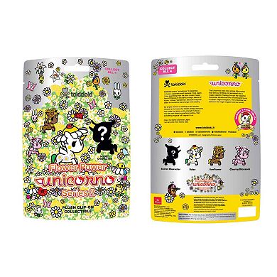 Aurora Mini Series 2 tokidoki 4.5" Flower Power Blind Bag Enchanting Stuffed Animal