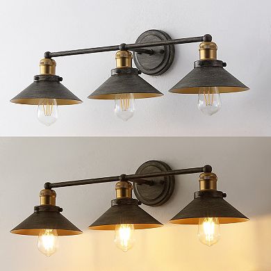 July 3-Light Industrial Farmhouse Metal Vanity Light