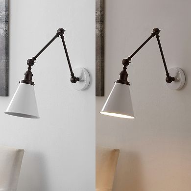 Rover Classic Industrial Metal Adjustable Arm LED Wall Sconce