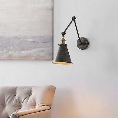 Rover Classic Industrial Metal Adjustable Arm LED Wall Sconce