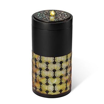 Glitzhome 24''H Interesting Metal Cutout Pattern Outdoor Fountain