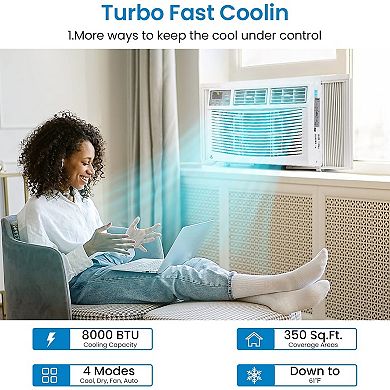 Window Air Conditioner for Home 8000Btu