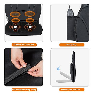 Foldable Full Body Massage Mat with 10 Vibration Motors