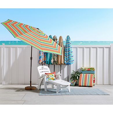 BrylaneHome 71/2’ Tilt-And-Crank Umbrella