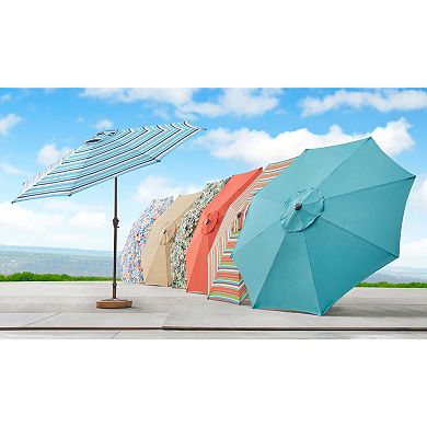 BrylaneHome 71/2‚ ô Tilt-And-Crank Umbrella