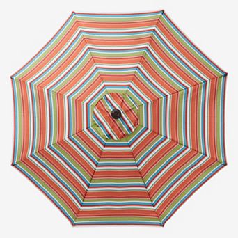 BrylaneHome 71/2’ Tilt-And-Crank Umbrella