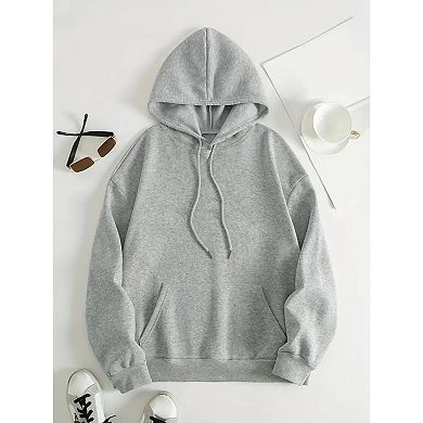 Women's Plus Size Oversized Graphic Hoodies Long Sleeve Loose Hooded Sweatshirts Casual Tops Pocket