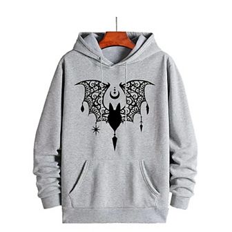 Women's Plus Size Oversized Graphic Hoodies Long Sleeve Loose Hooded Sweatshirts Casual Tops Pocket