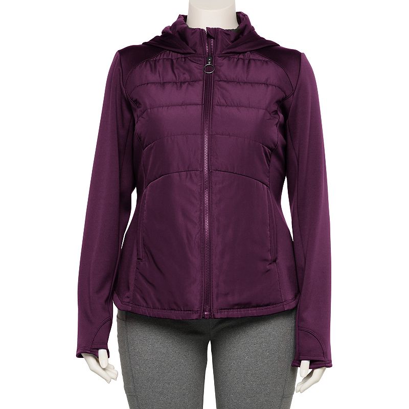 Women's Tek Gear® Adaptive Mixed Media Hooded Jacket,