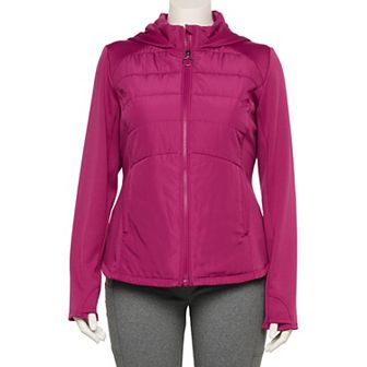 Plus Size Tek Gear® Adaptive Mixed Media Jacket
