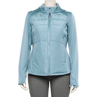 Plus Size Tek Gear® Adaptive Mixed Media Jacket