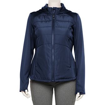 Plus Size Tek Gear® Adaptive Mixed Media Jacket