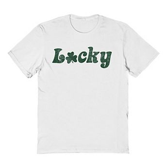Men's Lucky Shamrock St. Patrick's Day Graphic Tee