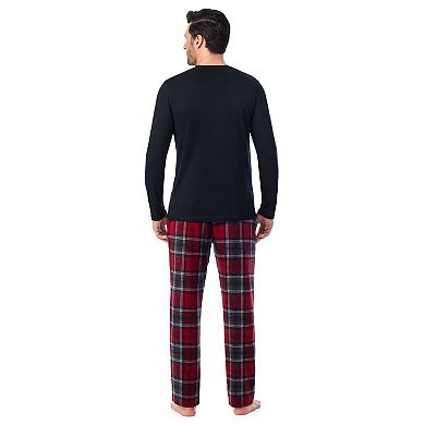 Men's Cuddl Duds® Cabin Fleece Pajama Top and Pajama Pants Set