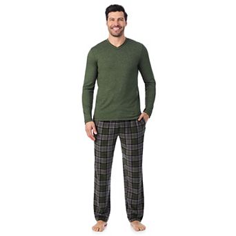 Men's Cuddl Duds® Cabin Fleece Pajama Top and Pajama Pants Set