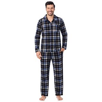 Men's Cuddl Duds® Cozy Lodge Notch Collar Pajama Top and Pajama Pants Set